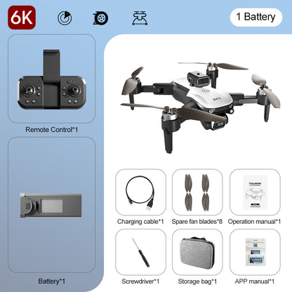 LS-S2S Quadcopter  Foldable, HD Dual Camera, 1-axis-gimbal, 720p, Brushless Motor, Brushed Motor, 5G Wi-Fi